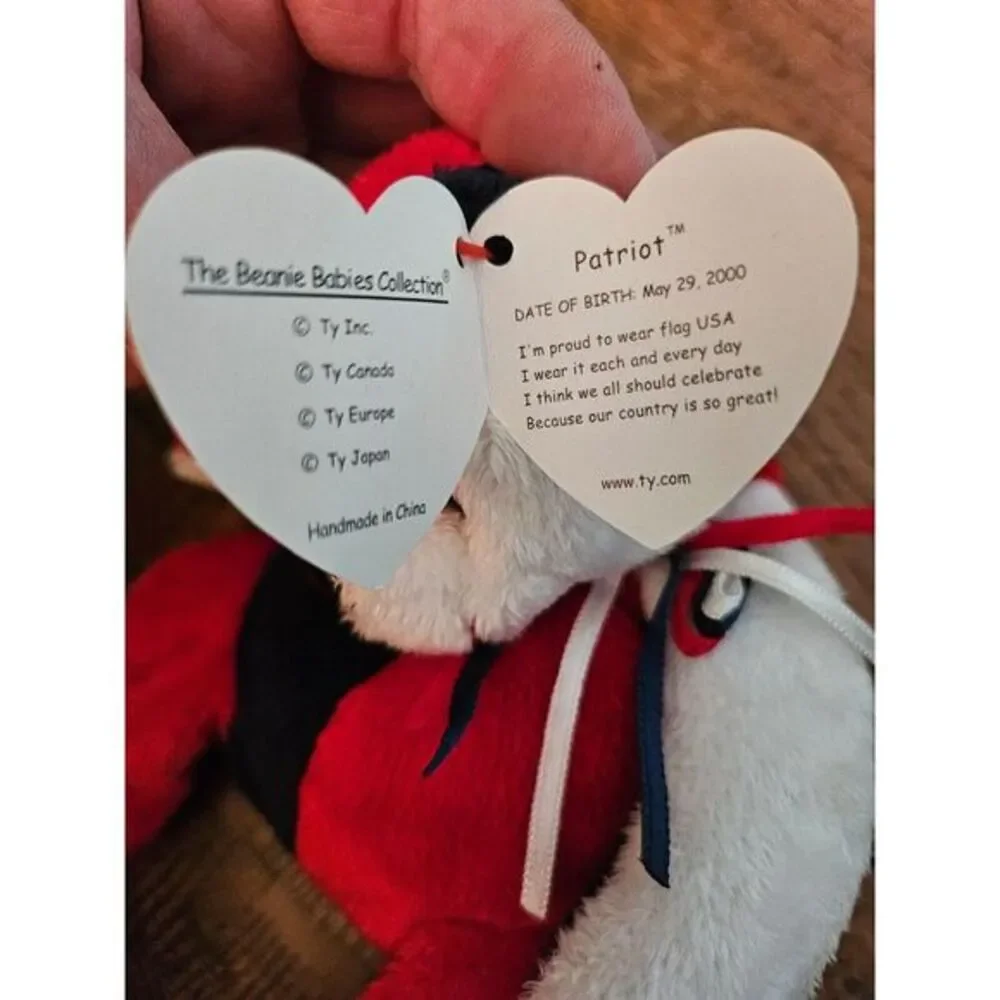 Ty Beanie Baby PATRIOT The Bear‎